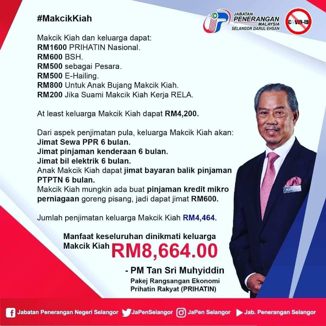 Mak Cik Kiah 'Trending' Selepas Nama Disebut Pm Dalam ...