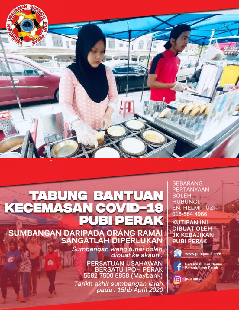 Tabung Bantuan Kecemasan Covid-19 | PUBI Perak