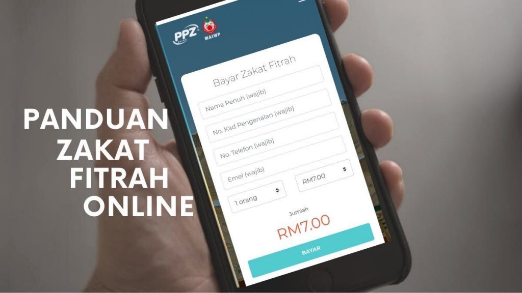 Bayaran zakat fitrah online