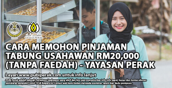 Cara Memohon Pinjaman Tabung Usahawan RM20,000 (Tanpa Faedah) Yayasan
